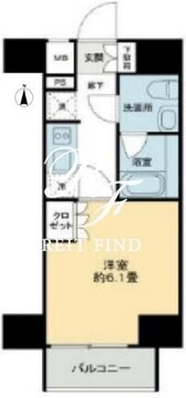 KDA御殿山 1303 間取り図