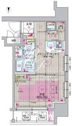 エステムプラザ飯田橋タワーレジデンス 702 間取り図