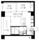 オレア日本橋浜町 203 間取り図