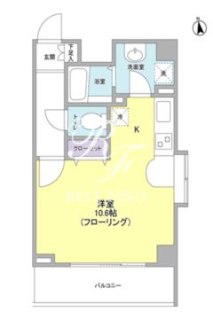 リバーレ秋葉原 703 間取り図