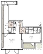 オーブ高輪 401 間取り図