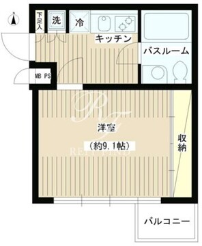 ジョイス広尾 105 間取り図