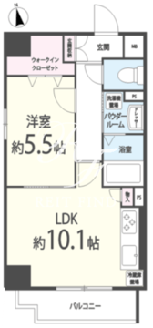 メゾンドソレイユ・シノハラ 203 間取り図