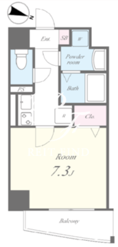 セゾンドミキ 201 間取り図