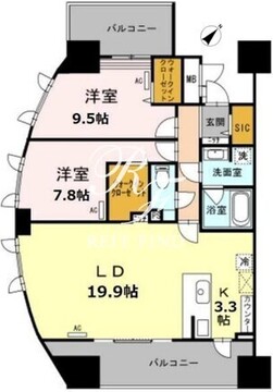 ロイヤルパークスシーサー南千住 301 間取り図