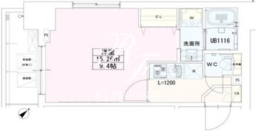 神谷町レジデンス壱番館 303 間取り図