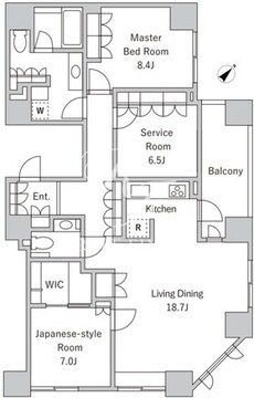 プレミエール一番町 301 間取り図