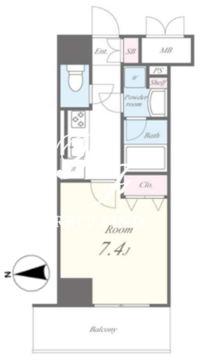 グランククナ 605 間取り図