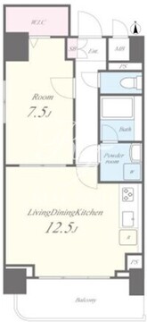 グラシーナ文京 501 間取り図