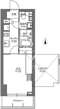 PRIME FORESHITA 104 間取り図