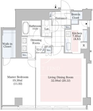 ラ・トゥール渋谷 1510 間取り図