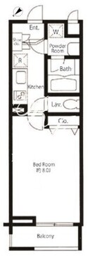 プライムアーバン中目黒 113 間取り図