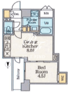 クレストコート錦糸町 507 間取り図