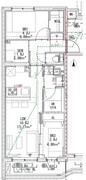 ルネサンスコート学芸大学 201 間取り図