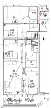 ルネサンスコート学芸大学 201 間取り図