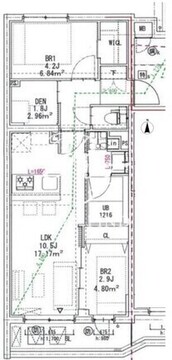 ルネサンスコート学芸大学 301 間取り図