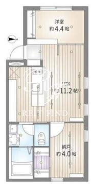 サクラスプリング清澄白河 101 間取り図