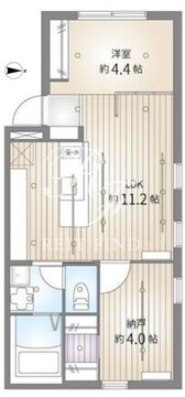 サクラスプリング清澄白河 201 間取り図