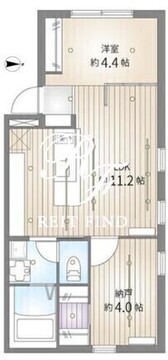 サクラスプリング清澄白河 402 間取り図