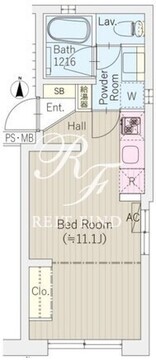 ＫＵＲＡ神楽坂 202 間取り図