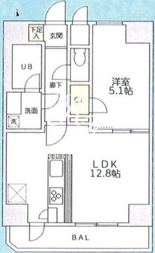 アルテシモピトレ 1401 間取り図