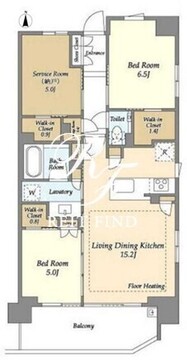 ドゥーエ町屋 610 間取り図