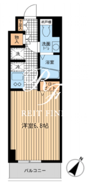 モノトーノ門前仲町 204 間取り図