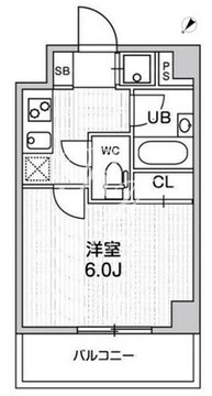 コンシェリア新橋 1103 間取り図