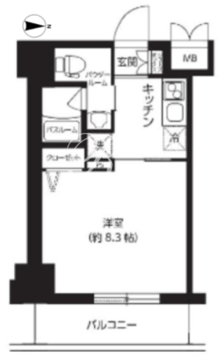 レクシード両国駅前 505 間取り図