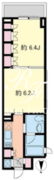 プラティーク清澄白河 205 間取り図