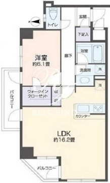 リエトコート四谷 202 間取り図