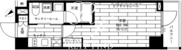 ステージグランデ茅場町 411 間取り図