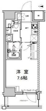 エスレジデンス板橋大山 705 間取り図