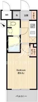 プライムアーバン板橋区役所前 606 間取り図