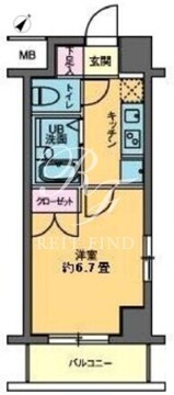 カスタリア要町 1306 間取り図