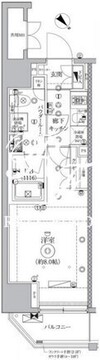 セジョリ浅草 703 間取り図