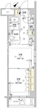 フィース水天宮前 208 間取り図