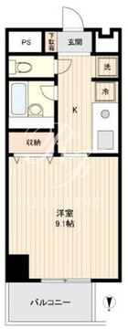 コスモリード幡ヶ谷 306 間取り図