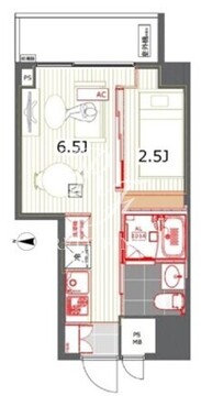 レジデンス西新宿スクエア 203 間取り図