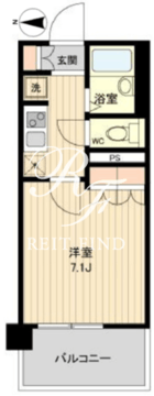 ラクアスレジデンス東新宿 903 間取り図