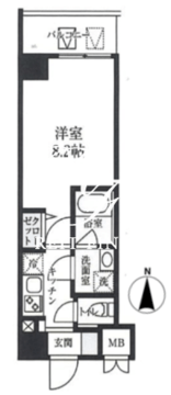 エスレジデンス押上パークサイド 304 間取り図