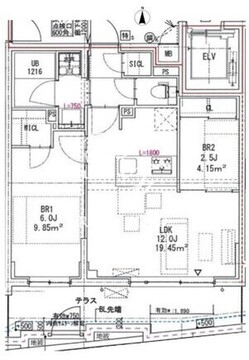 ルネサンスコート学芸大学 402 間取り図