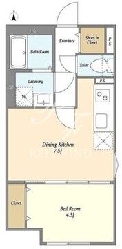 シプレ新宿中落合 402 間取り図