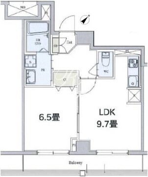 カスタリア本駒込 507 間取り図