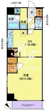 ディアレイシャス蔵前ステーションフロント 702 間取り図