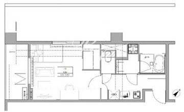 フロンティアテラス目黒 505 間取り図