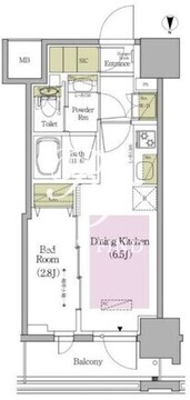 アーバネックス早稲田テラス 902 間取り図