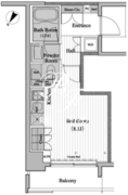 レジディア月島2 503 間取り図
