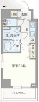 ライトテラス赤羽 802 間取り図