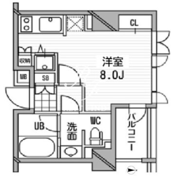 アーデン木場 401 間取り図